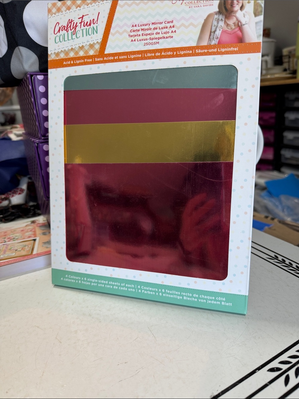 Crafters Companion Crafty Fun Collection Luxury Mirror Card Pack